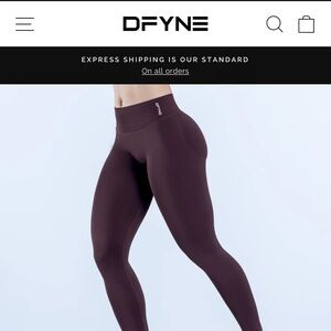 DFYNE Women's Chocolate Leggings